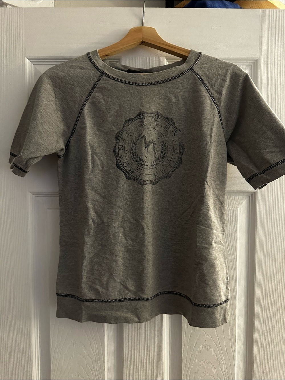 Proenza Schouler Gray Short-Sleeve Graphic Tee